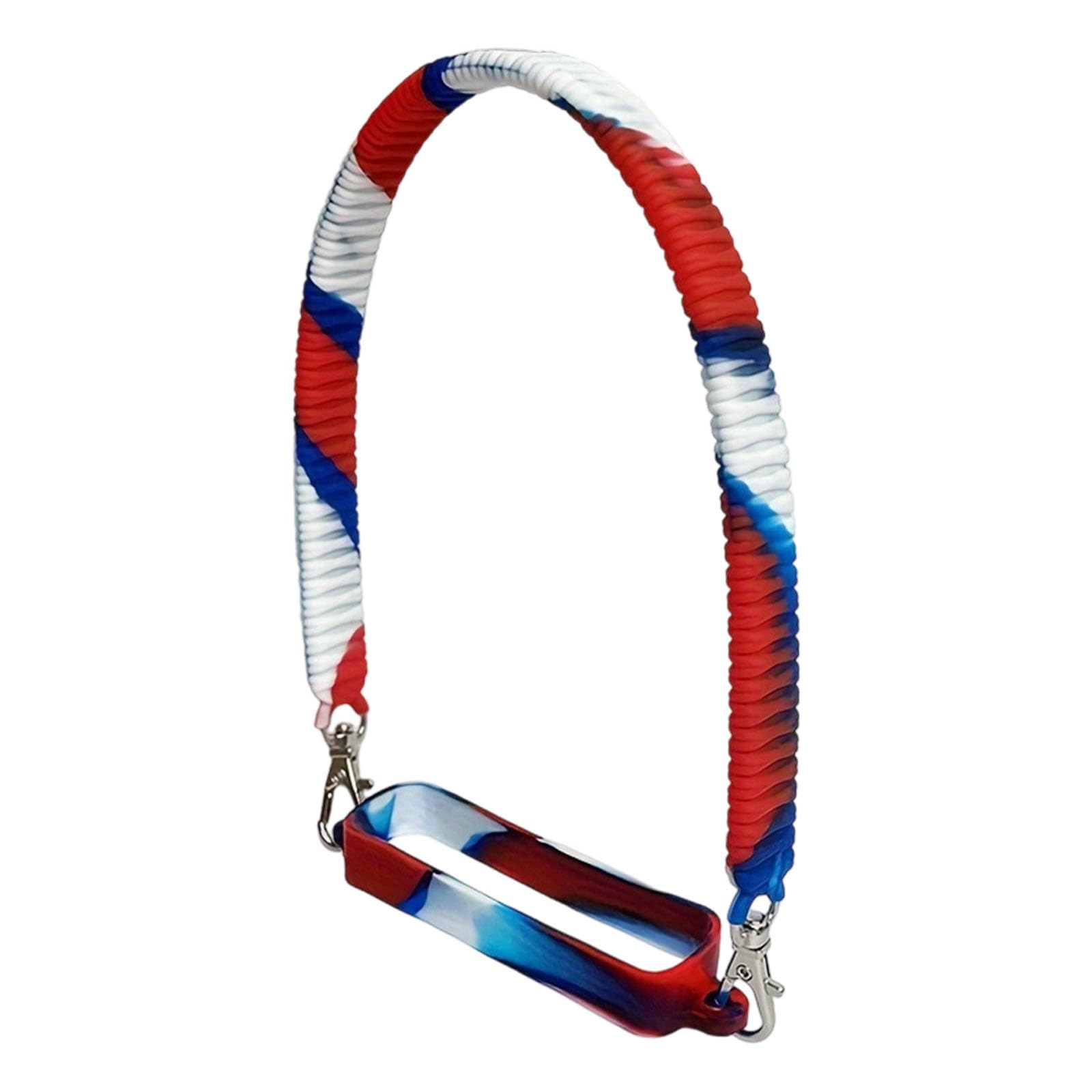 Msioytog Portable Cup Attachments Systems with Colorful Silicone Rope Outdoors Fitness Equipments Essential User Friendly Silicone Cup Carriers