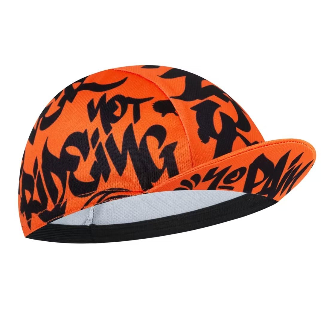 Bikingbros Funny Cycling Cap - Men and Women Cycling Hat-Under Helmet Bike Cap One Size