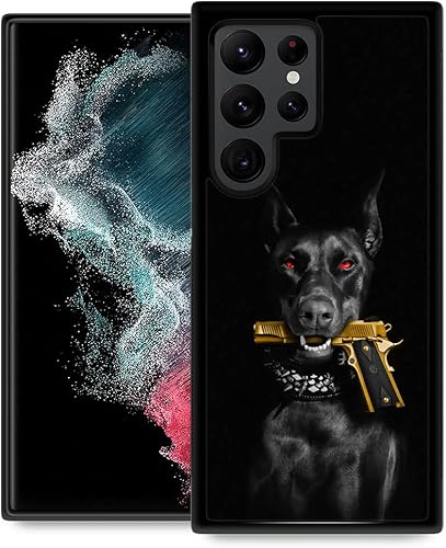 Funda compatible con Samsung Galaxy S22 Ultra, funda protectora antideslizante y a prueba de golpes para hombres y mujeres, goma de silicona suave +