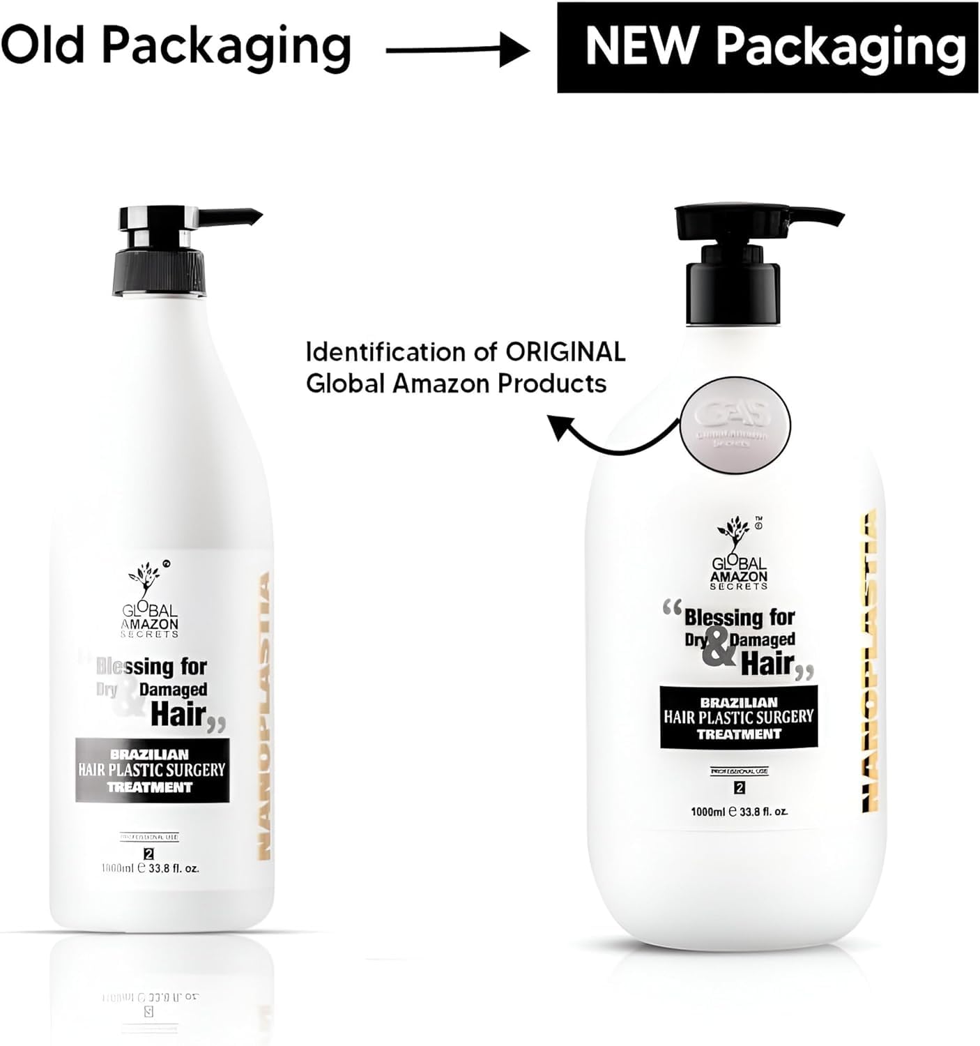 Buy Global Amazon Secrets Nanoplastia Hair Treatment Kit, 1000ml