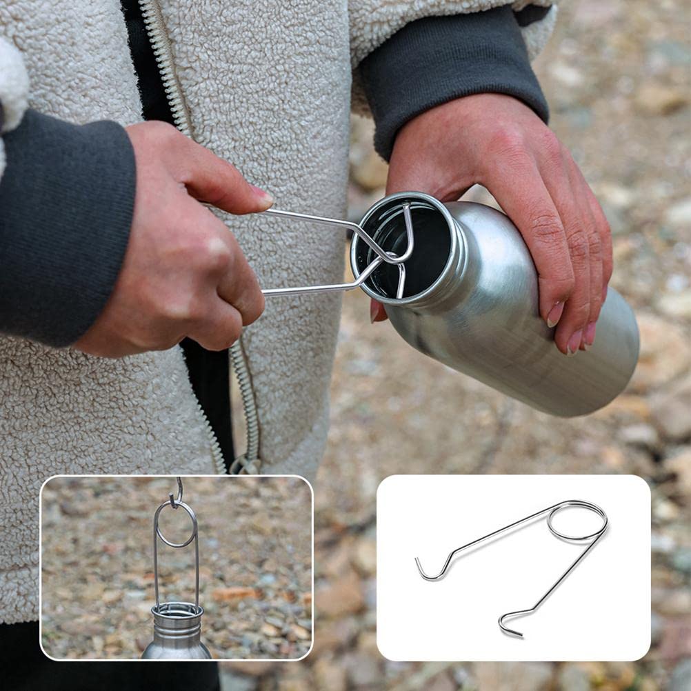 Lot De 2 écarteurs De Bouche En Acier Inoxydable – 150x105x45 Mm – Pour Brochet, Pêche, Camping, Cuisine En Plein Air