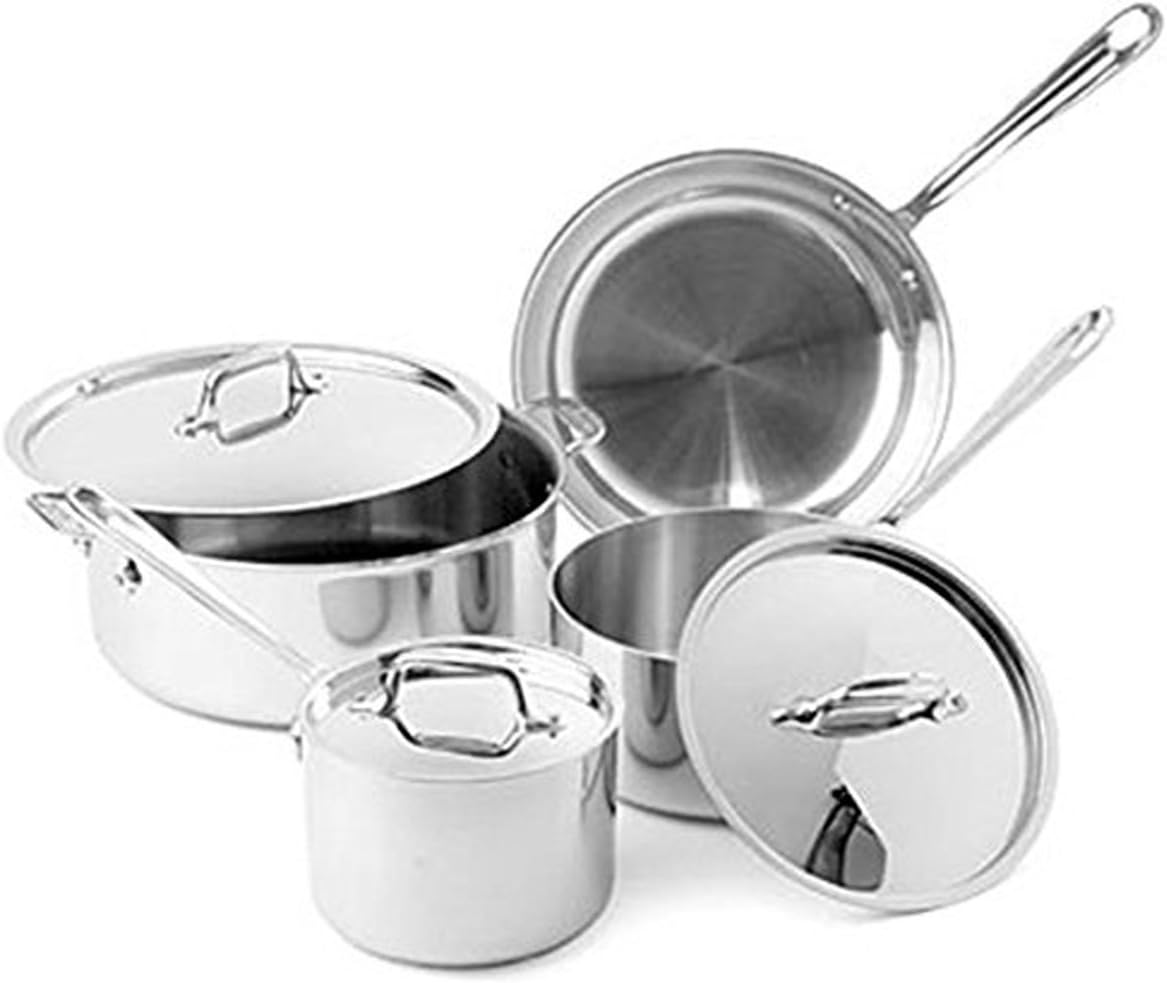 All-Clad 7 Piece Tri - Ply Stainless Steel