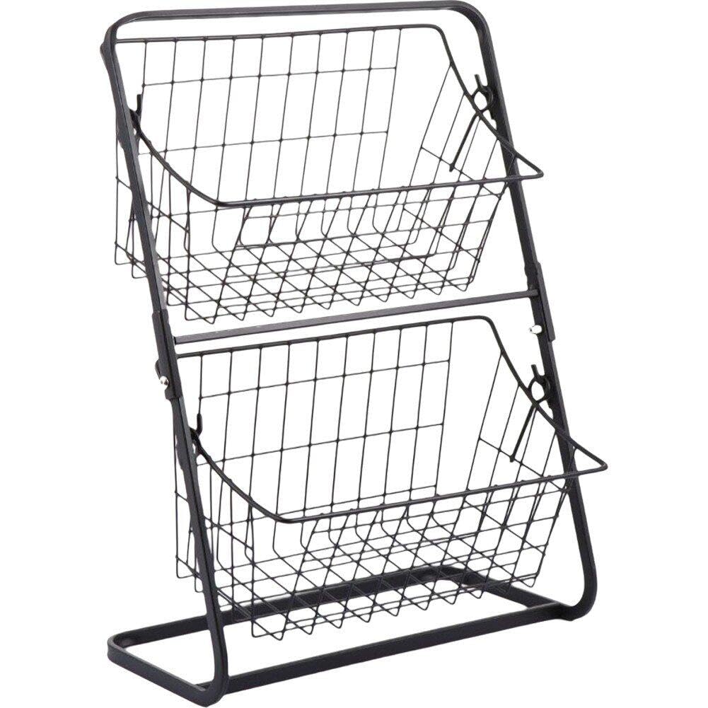 Estante organizador de cocina de doble capa y baño multiusos compacto