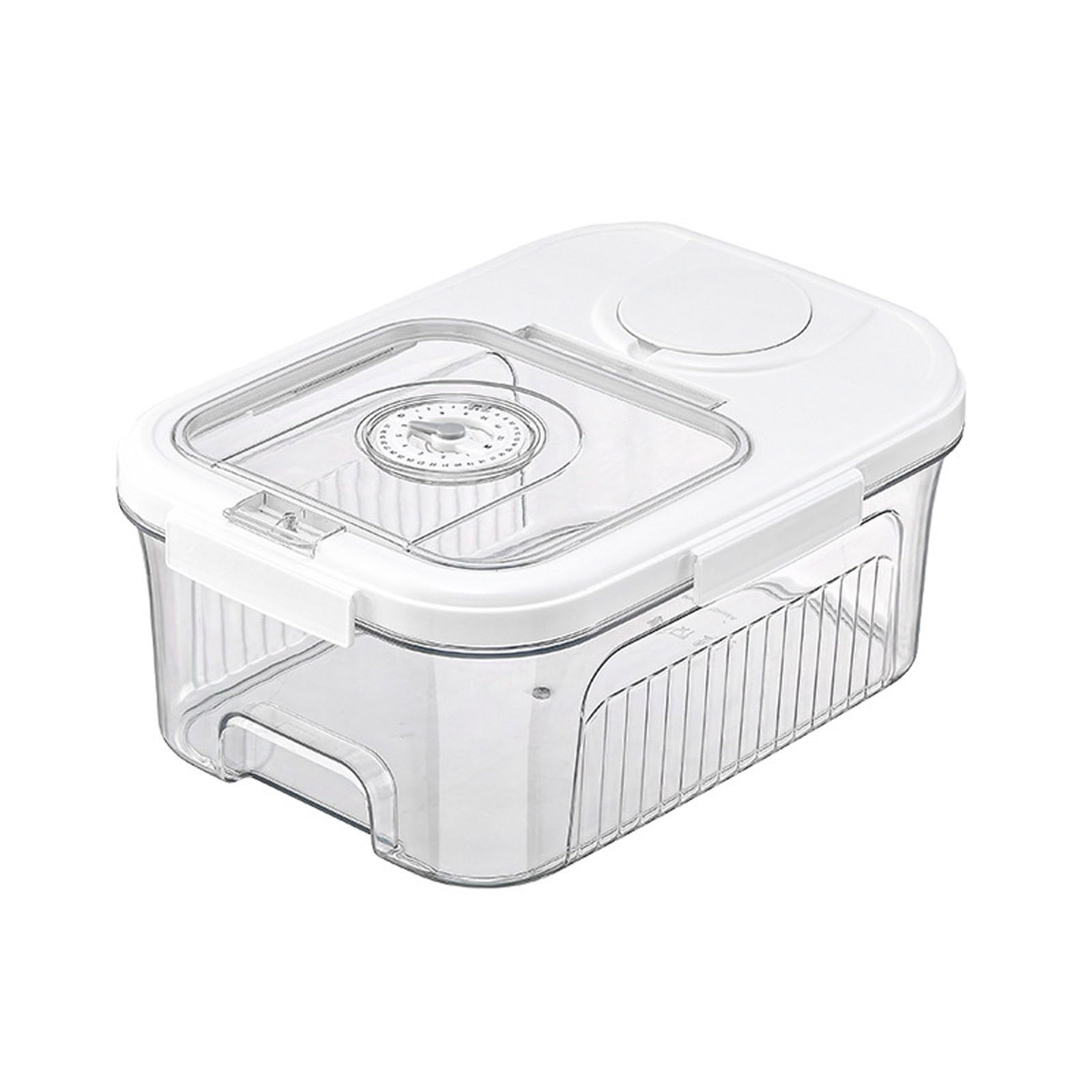 carotoe Grain Rice Storage Bin Large Mouth Collection Container Household Accessory for Kitchen Fruit Vegetable Banana Pet Food Container