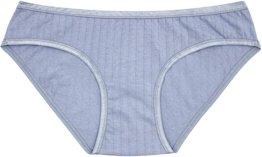 KNITLORD Womens Underwear Cotton Stretch Bikini Comfort Briefs Panties Soft Low Rise 6 Pack - Image 4