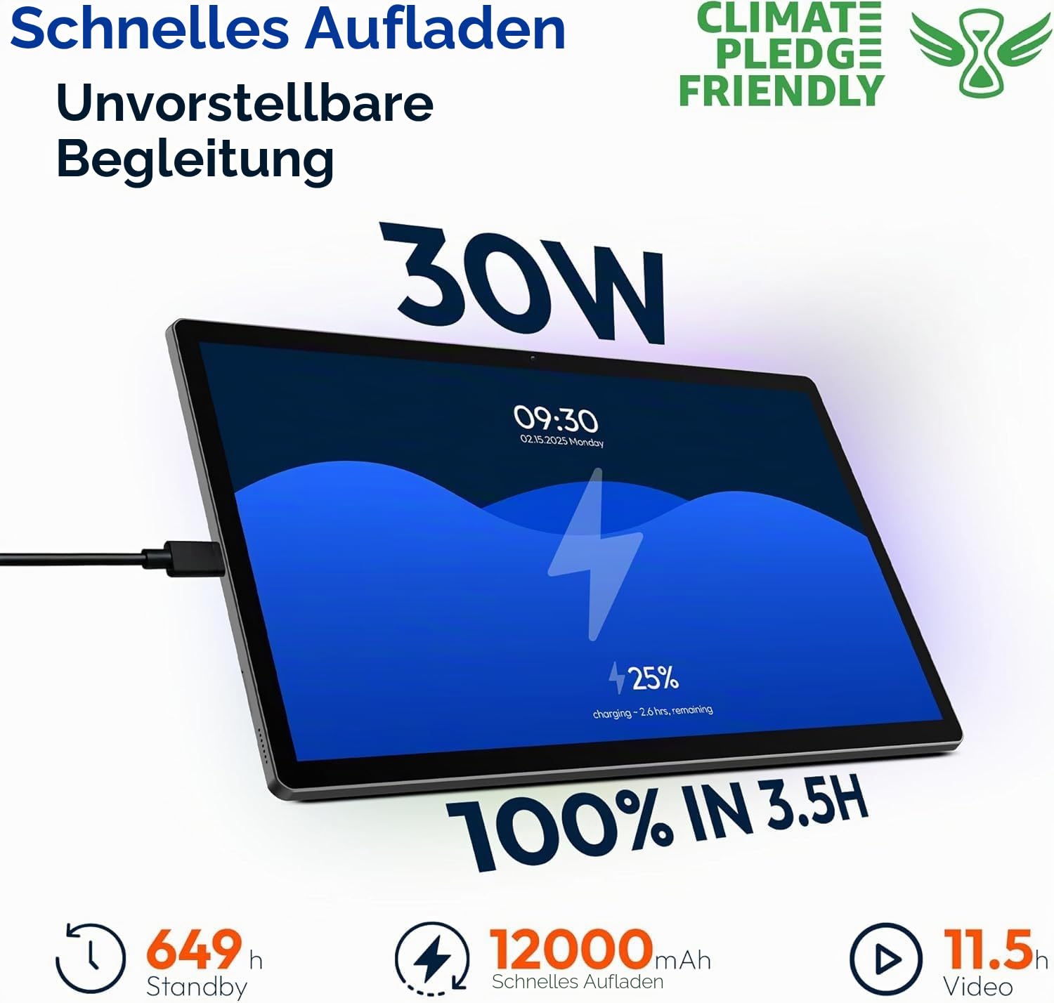 MESWAO 15,6 Zoll Tablet, Helio G99, 8GB RAM+256GB ROM, 32MP Kamera,sehr großes Tablets mit 30W Schnellladung,12000mAh, IPS Display Tablet Perfekt zum Lesen von digitalen Noten Beruf Studium Freizeit