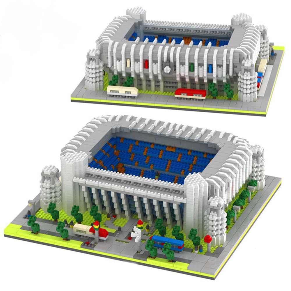 ENHANA Micro Mini Blocks Real Madrid Stadium Building Model Set Famous Architectural Toys Gifts for Kid and Adult 4575 Pieces