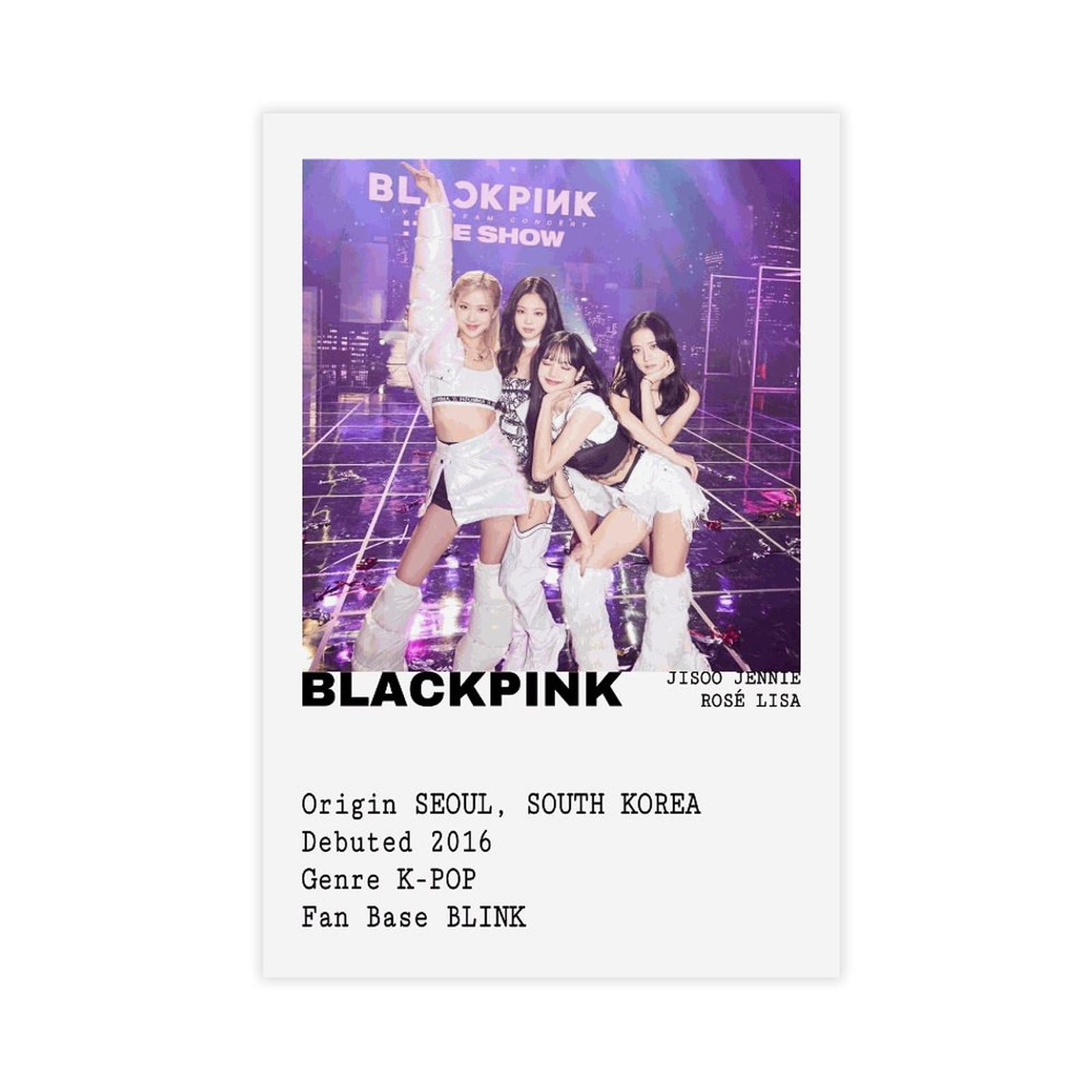 AmAzwi Poster K-pop Blackpink 30 sur toile - Décoration de chambre à coucher - Paysage sportif - Décoration de bureau - Cadeau sans cadre : 40 x 60 cm
