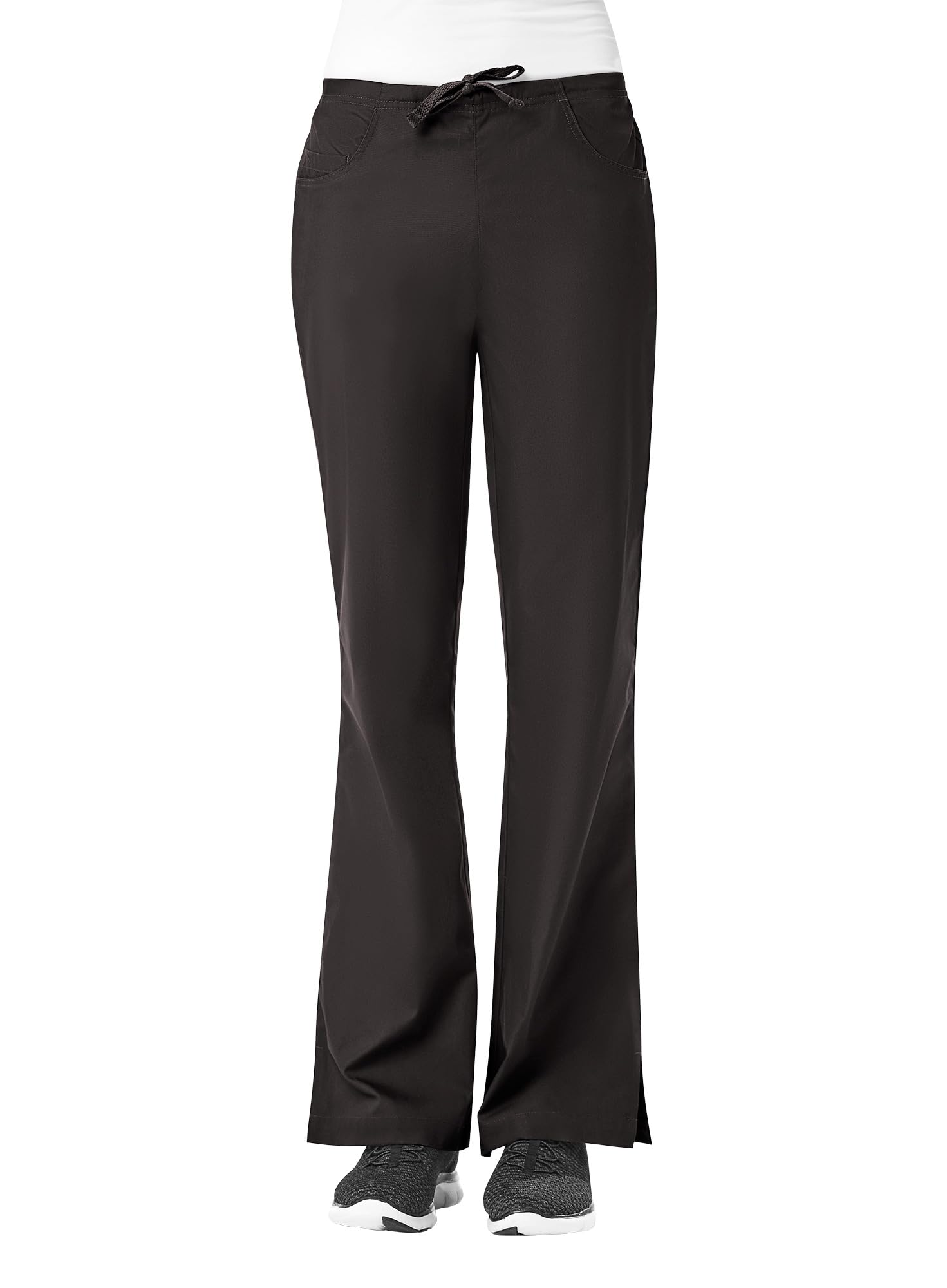 Maevn Women's Core Classic Flare Pants(Chocolate, X-Large Petite)