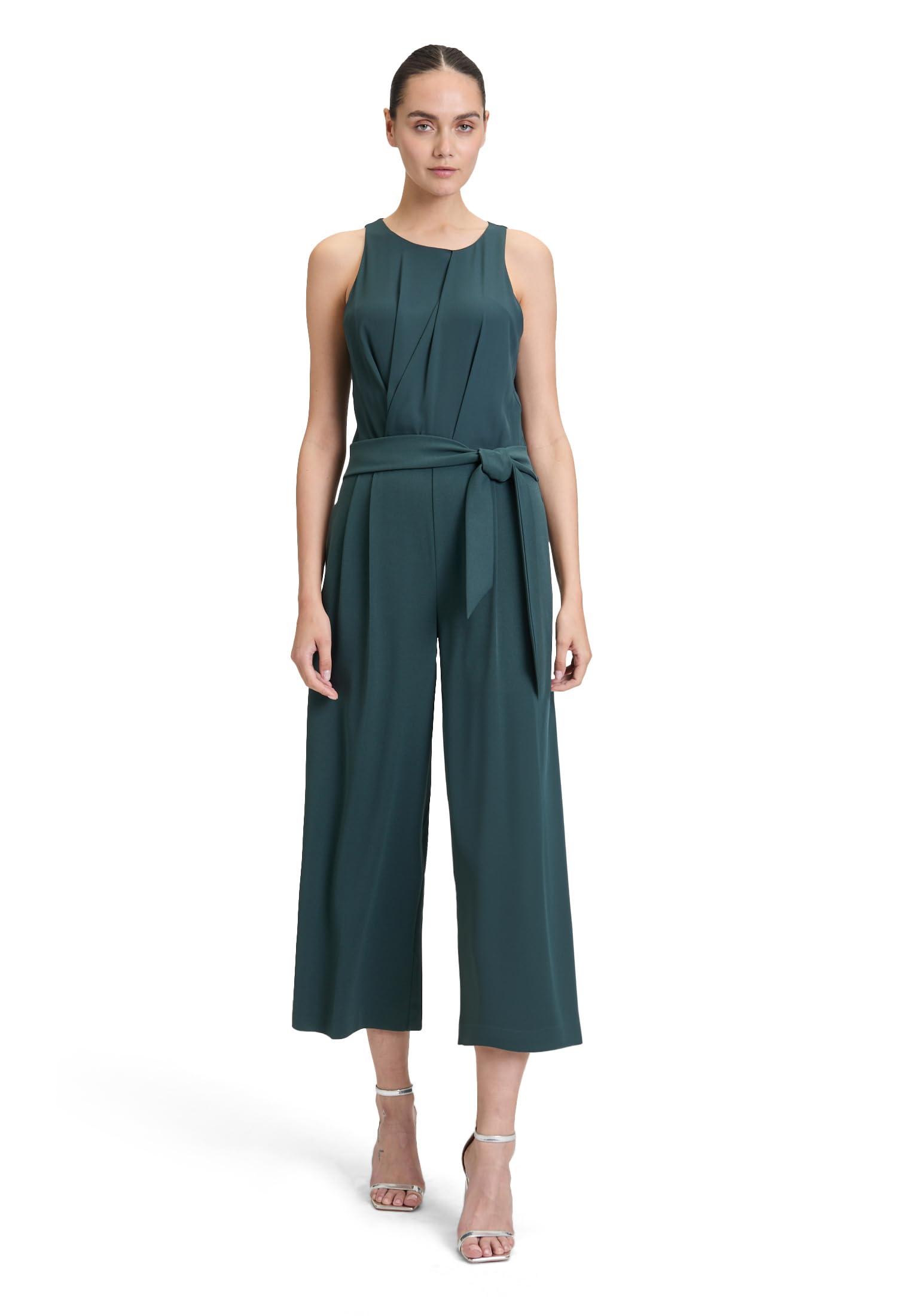 Vera Mont Damen Jumpsuit mit Bindegürtel