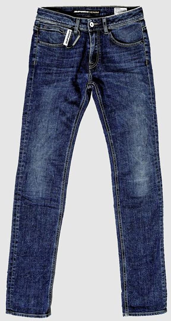 SPIDI Denim Commuting Slim Fit Pantaloni donna, blu, 31