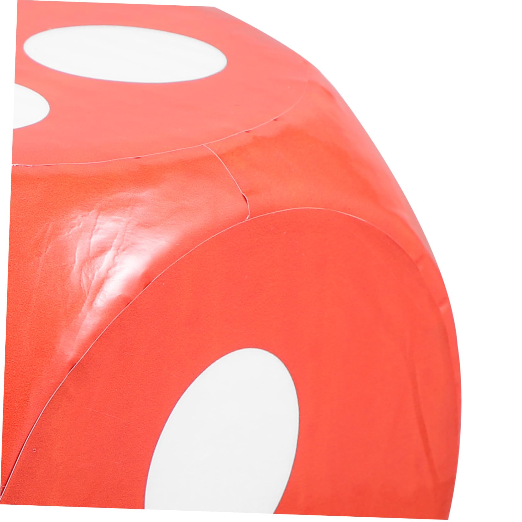 SUPVOX Dado Gigante de Espuma Color Naranja para Fiesta, Liviano y Fácil de Leer, Accesorio Adecuado para Ambientación y Juegos Temáticos