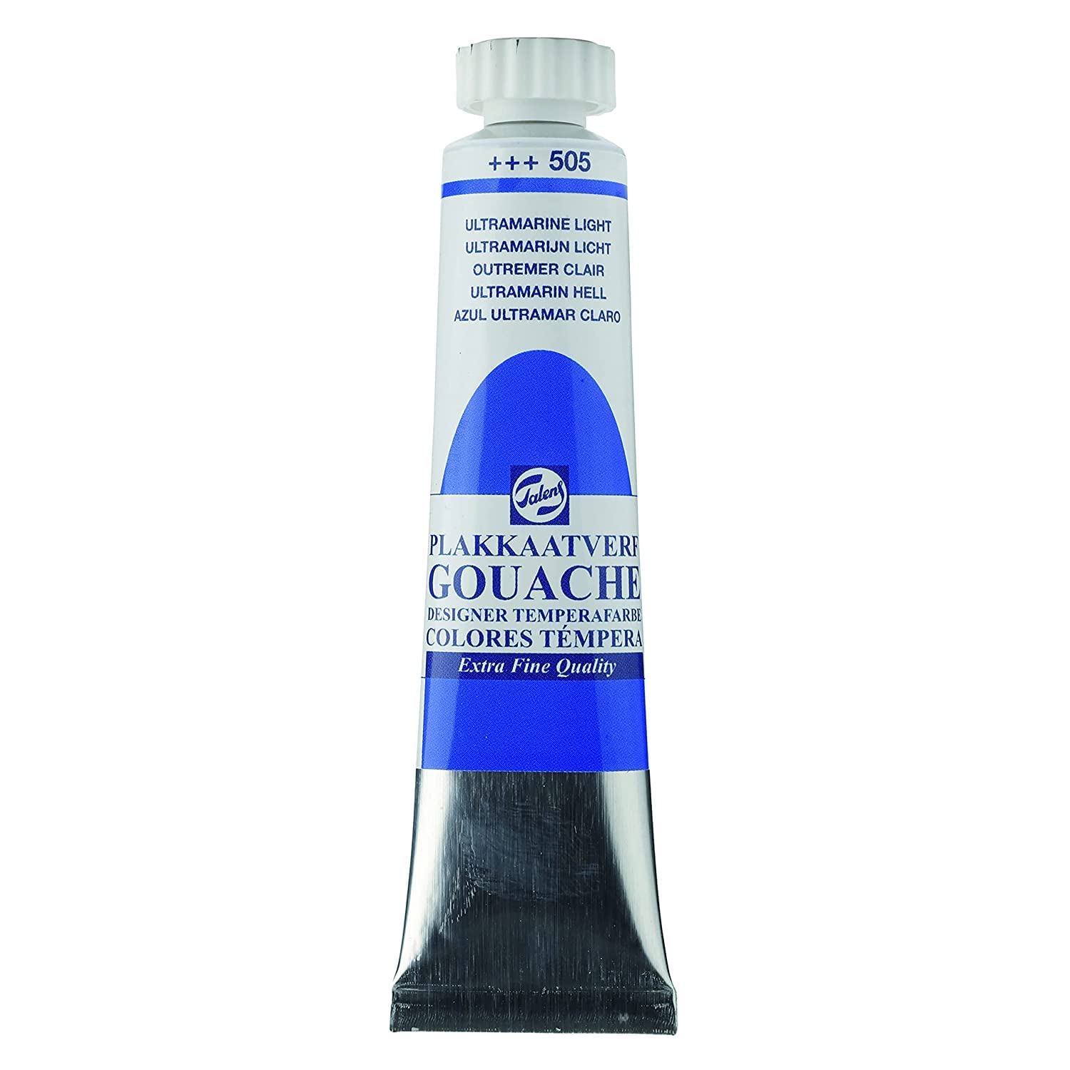 Talens Gouache Extra Fine - 20 ml Tube - Ultramarine Light 505 - High Pigment, Matt Finish - Ideal for Artists & Designers