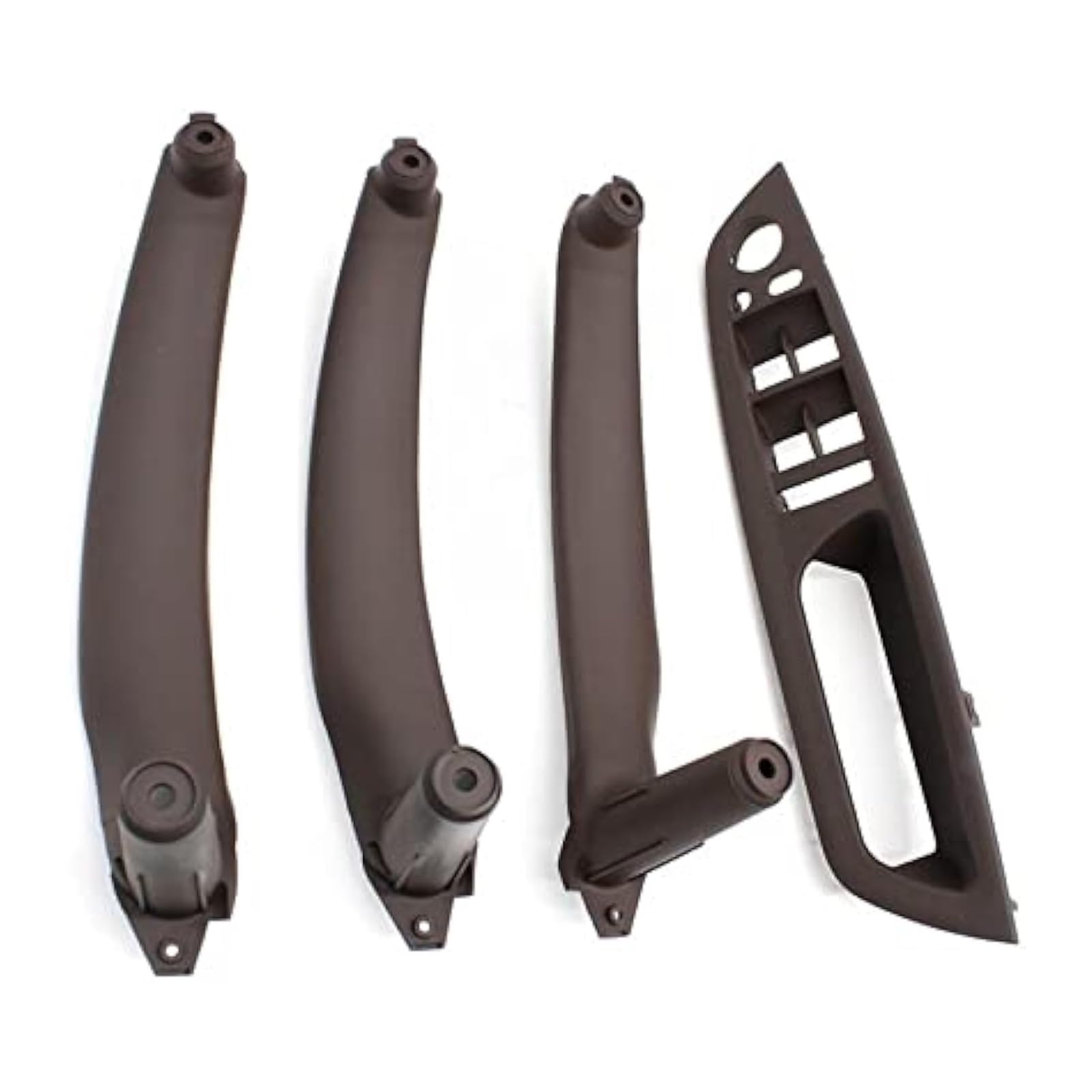 FANGZIQQ for X5 X6 E70 E71 E72 2007-2013 LHD RHD Car Interior Door Pull Handle Inner Armrest Panel Cover Car Inner Door Handle(RHD Moka Set)