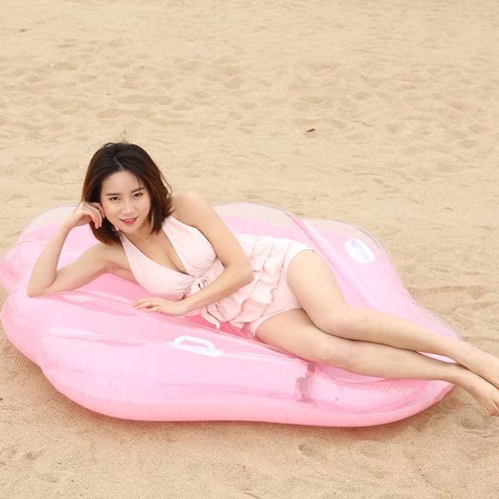 Schwimmen schwimmende rosa Schalenform aufblasbare Pool Float PVC aufblasbare Schwimmer Strand Spaß Geburtstag Geschenk aufblasbare Röhren Schwimmer Spielzeug für Erwachsene ergonomisch LWX