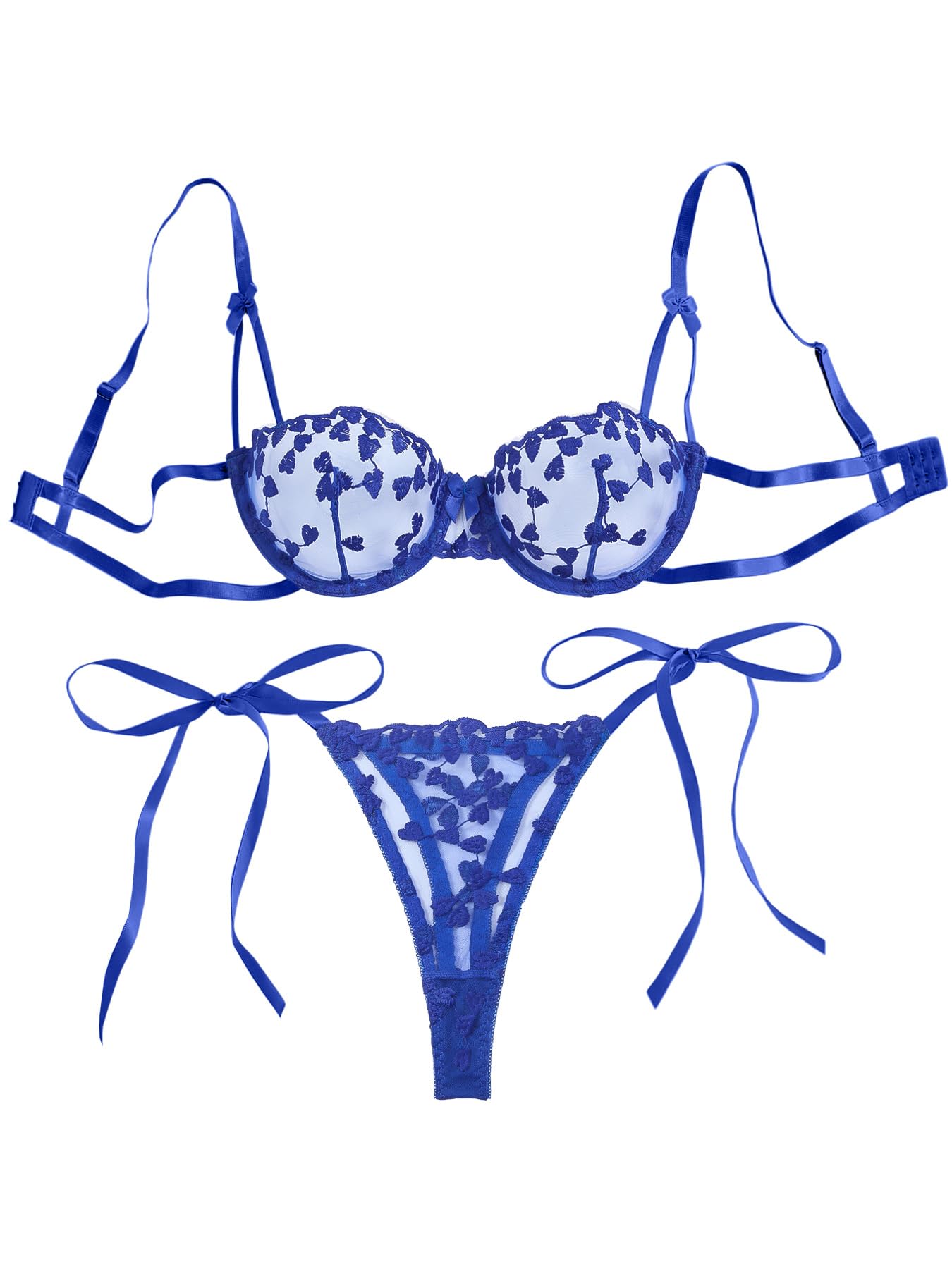 Lilosy Sexy Lingerie Set 2 Piece Women Bra and Panty