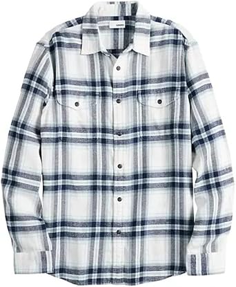 Sonoma Mens Classic Fit Flannel Long 