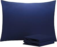 Vista 70 de NTBAY Juego de fundas de almohada estándar, paquete de 2 fundas de almohada de microfibra cepillada de 20 x 26 pulgadas, suaves, sin arrugas