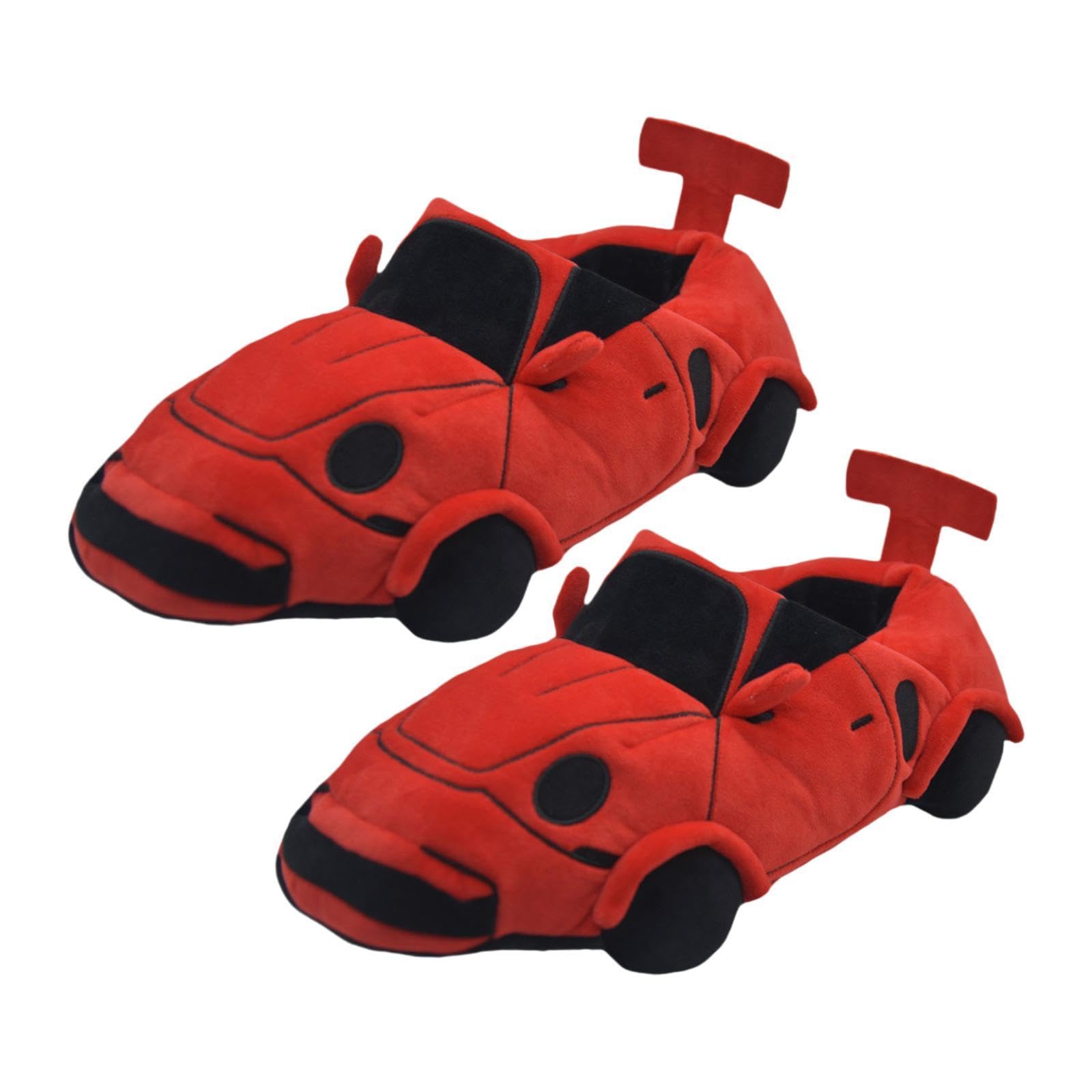 Pantuflas Invierno Zapatillas Coche Casa Peluche para Pareja Antideslizantes con Diseño Original Confort Térmico Adecuadas para Adultos Uso Familiar I