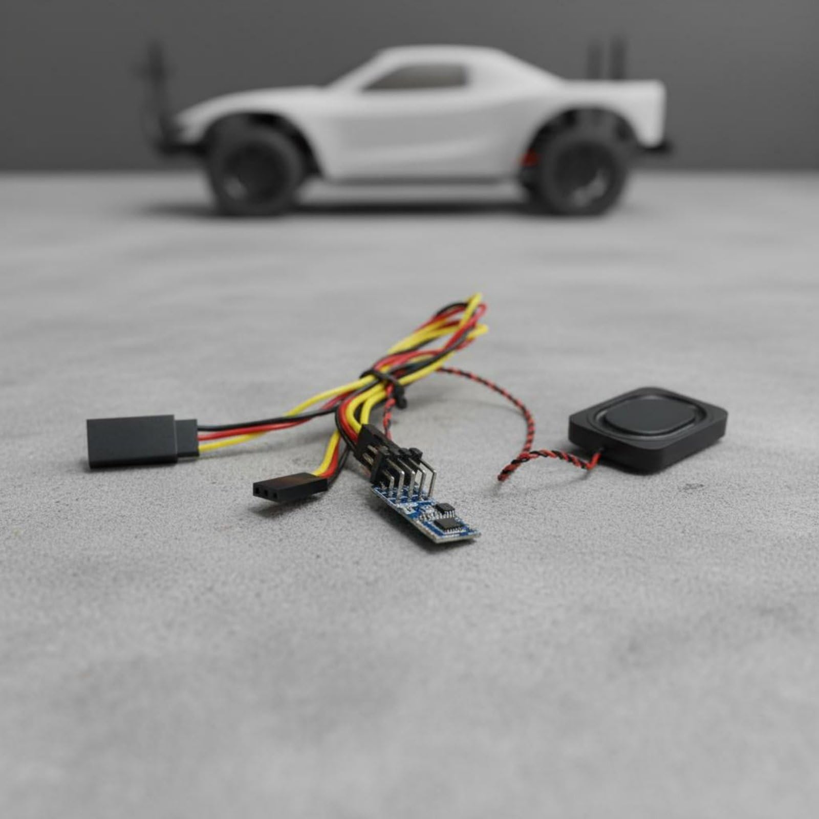 Veicolo Elettrico Sonoro Intelligente per Auto RC Simulazione Motore Modulo Audio Piccolo Altoparlante Memoria Digitale Adatto Esposizione Camioncini, Versione Diesel