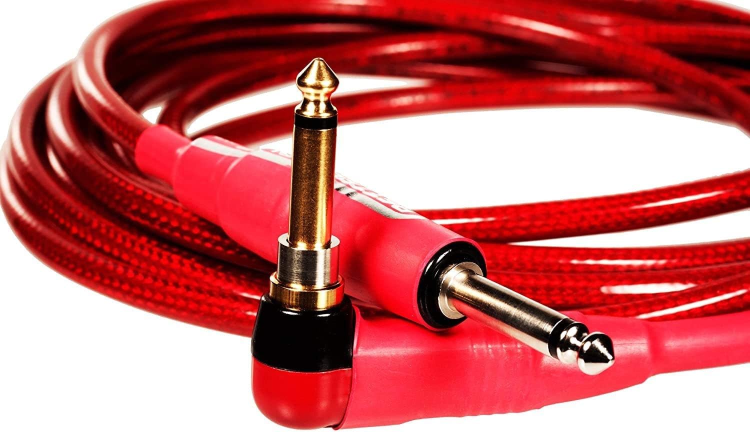 Limited Discount Better Cables Silver Serpent Reference Guitar Cable for Stage or Studio - High-End, High-Performance, Premium Instrument Cable Straight Silent Plug - 23 Feet