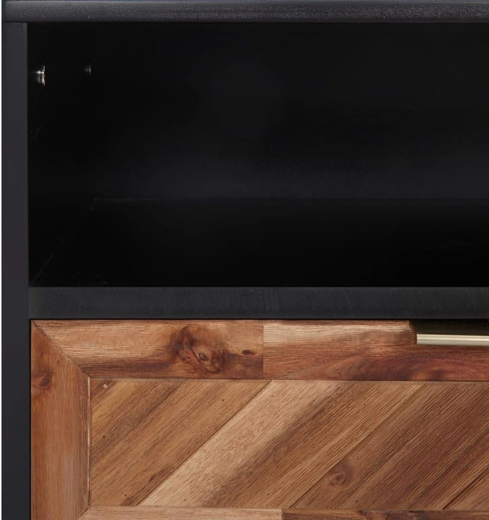 TV Cabinet,Entrance Cabinet,Corridor Storage Cabinet,Wooden TV Stand,Kitchen Cabinet,Decorate Furniture,for Living Room,Hallway,Bedroom,Kitchen,39.4"x13.8"x17.7" Solid Acacia Wood and MDF