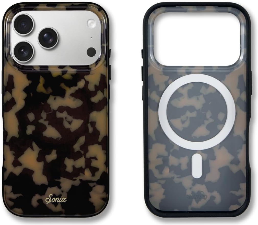 Sonix Case for iPhone 17 Pro | Compatible with MagSafe | 10ft Drop Tested | Tortoiseshell | Brown Tort iPhone 17 Pro Brown Tort