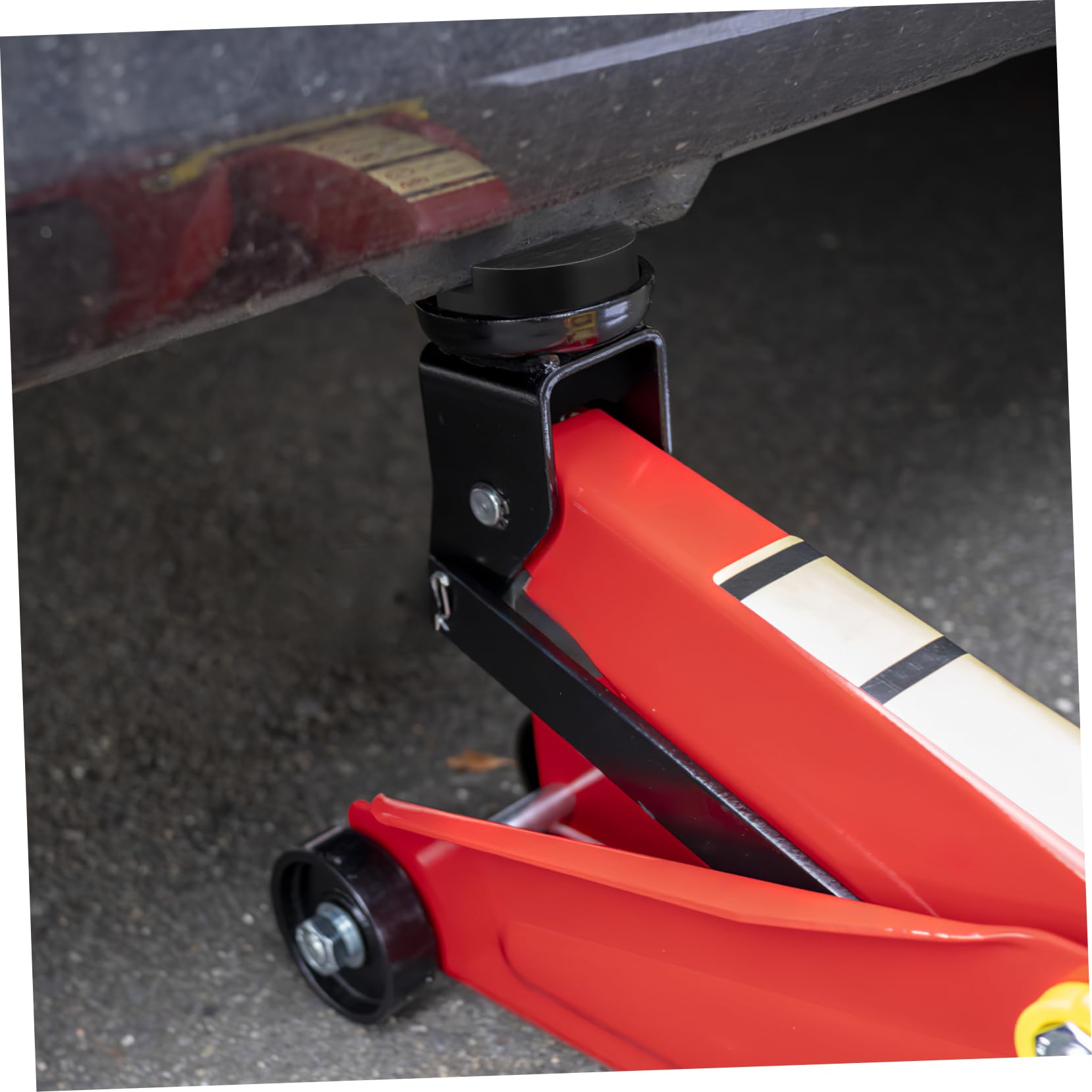 Ciieeo 2 Set Tampone Gomma Per Cric Auto Per Sollevatori Protezione Per Utilizzo Officina Accessorio Per Camper Veicoli Rv 4 Pezzi * 2