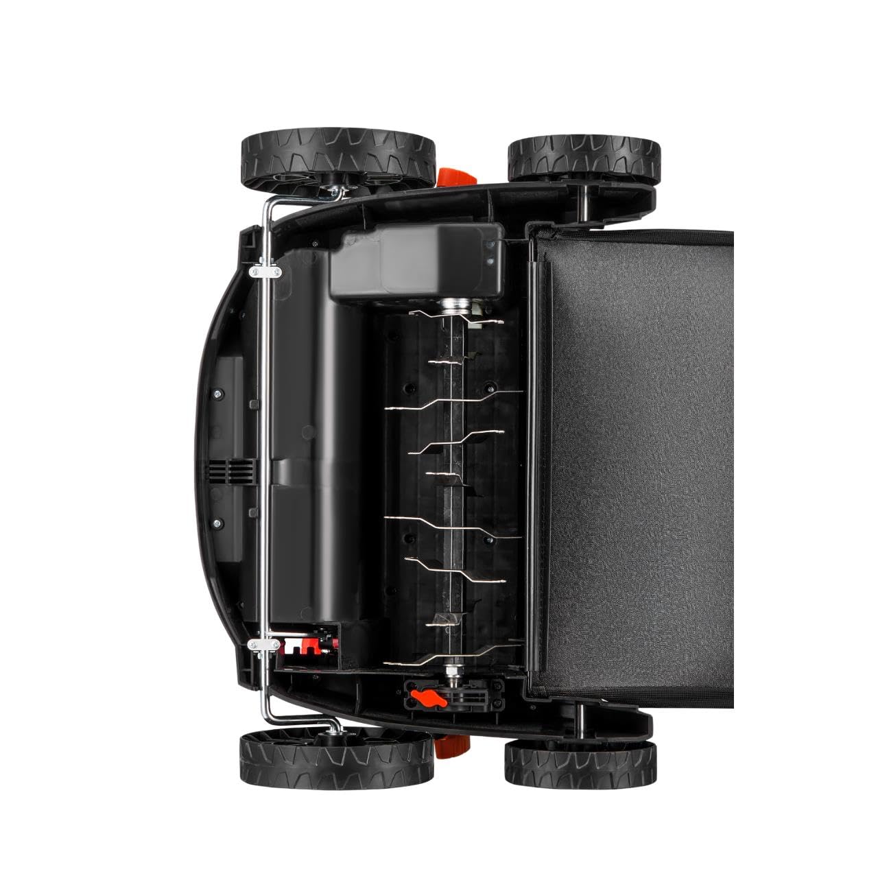 Scarificateur électrique FUXTEC, aérateur de gazon avec 1300 watts de puissance, largeur de travail 32 cm et réglages de profondeur de -12 à +10 mm, bac de ramassage 40 L