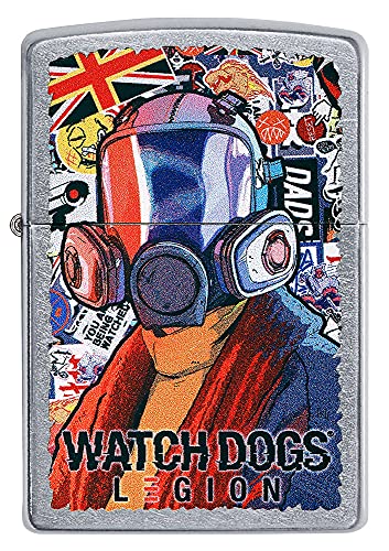 Image of Zippo Gaming Flame Logo Design Black Matte Pocket Lighter