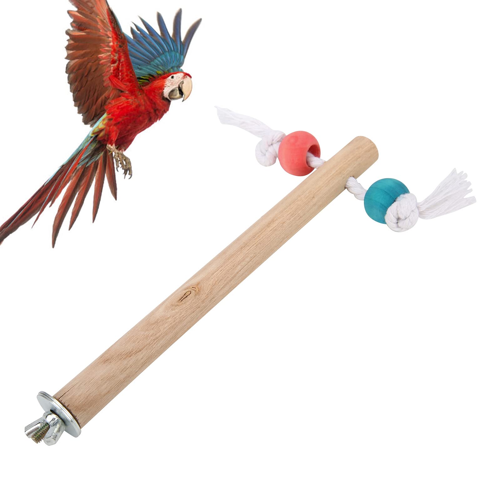 Perchoir En Bois Pour Cage à Oiseaux Et Perroquets - Support Griffe - Bâton De Meulage Pour Bords Calopsittes Perruches (15 Cm