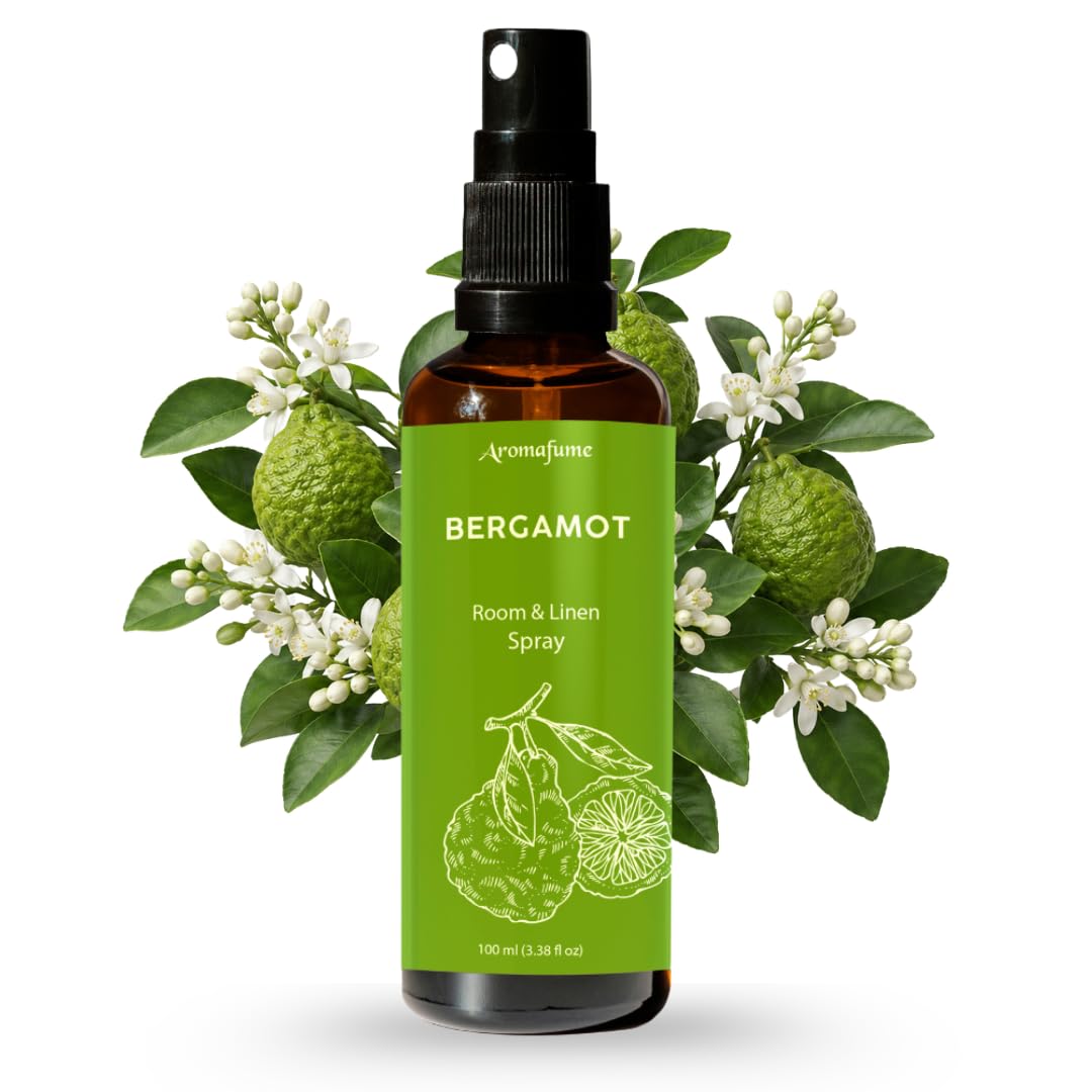Bergamot Air Freshener Spray for Room, Linen &amp; Pillow 100ml by Aromafume