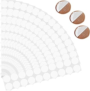 Lusofie 500Pcs Sticky Dots Double Sided Wax Seal Stickers Adhesive Dots Backing Sticky Dots for Wax Seal Stickers Craft Adhesive Waxing(1inch)
