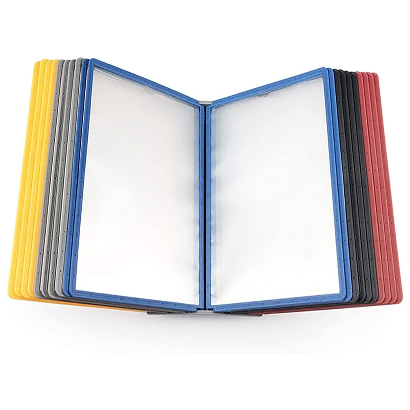 HTTGDGDH Wall Reference Organizer - Desktop Reference System Small Catalog Display Rack 20 Pages/40 Sides Letter-Siz,