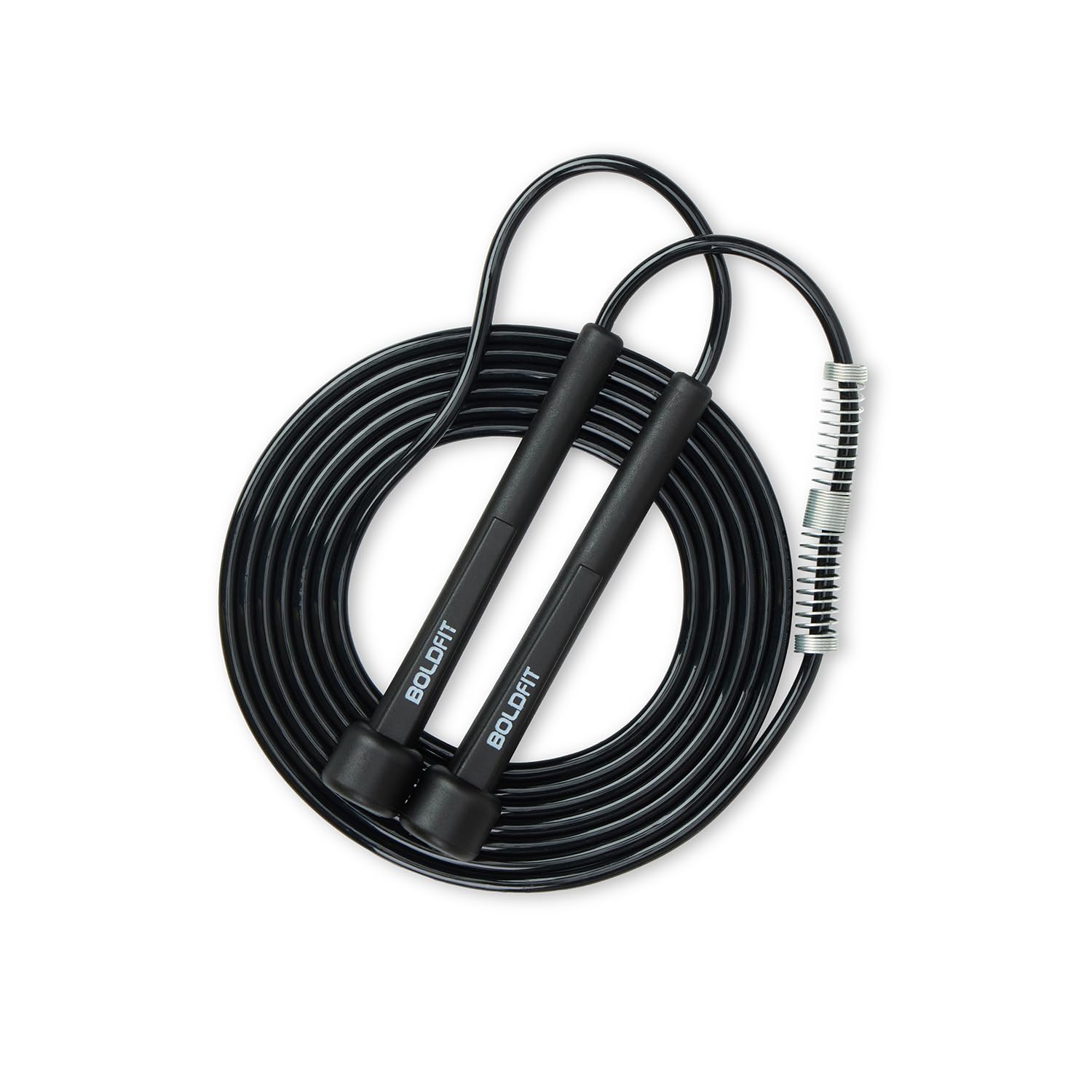 Boldfit Skipping Rope for Man - Lightweight Adjustable Skipping Rope Women & Kids with Comfortable Handles, Speed Jumping Rope for Fitness and Exercise, Rassi Jumping