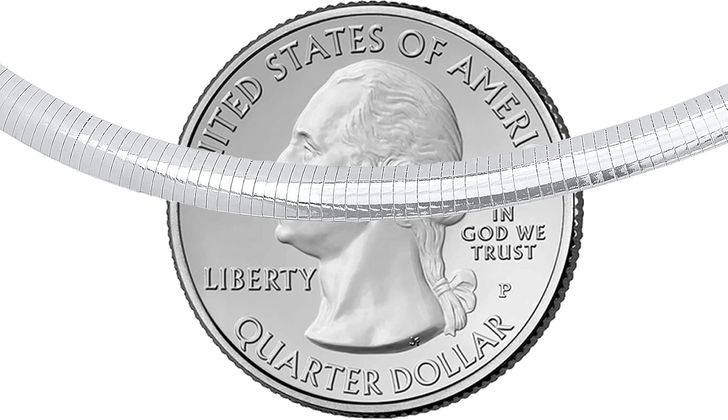 Savlano 925 Sterling Silver 3MM Italian Solid Flat Omega Chain Necklace for Women - Made in Italy Comes With a Gift Box - Image 3