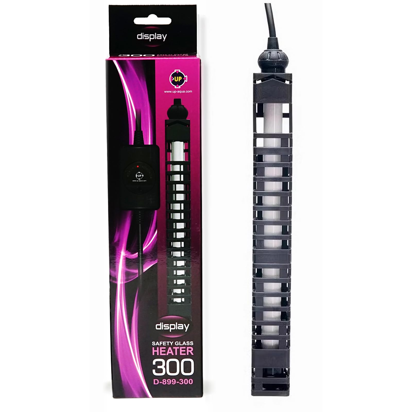 Allcolor Chauffage d'aquarium en quartz 6 - Protection de sécurité - Convient pour une utilisation avec des aquariums d'eau salée et d'eau douce (300 W)