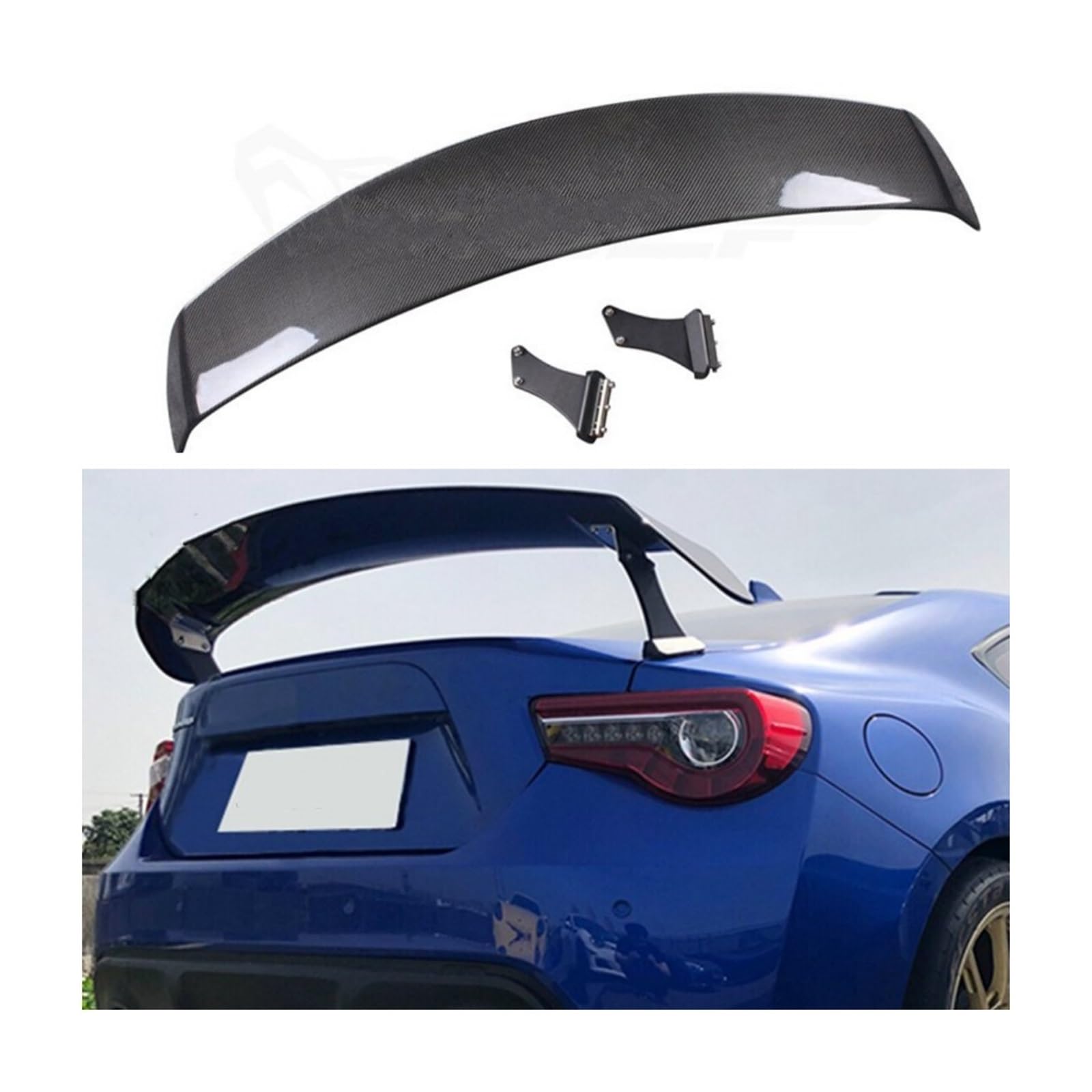 Car Rear Trunk Spoiler Car Carbon Fiber SARD Style Rear Roof Trunk Boot Lip Spoiler Wing Tail Wing Spoiler For Toyota For GT86 2012-2017 Rear Tailgate Tail Wing