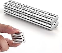 Vista 8 de rhinocats 60 imanes pequeños, mini imán redondo multiusos para cortauñas, refrigerador, miniaturas, pasatiempos, manualidades y ciencia