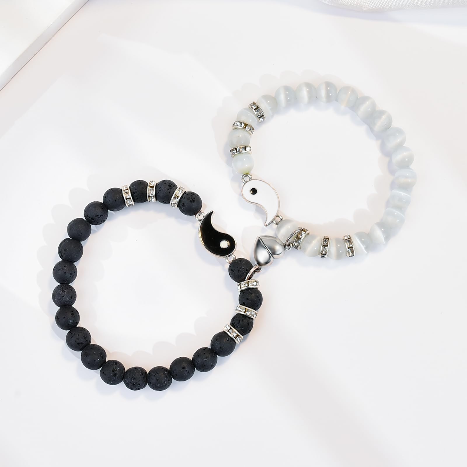 BOCHOI 2 Articoli Ti Amo Bracciale Regali Di Coppia Regalo Anniversario Per Lui Abbinato Per Fidanzato Fidanzata Il Mio Amore Anima Gemella Gioielli