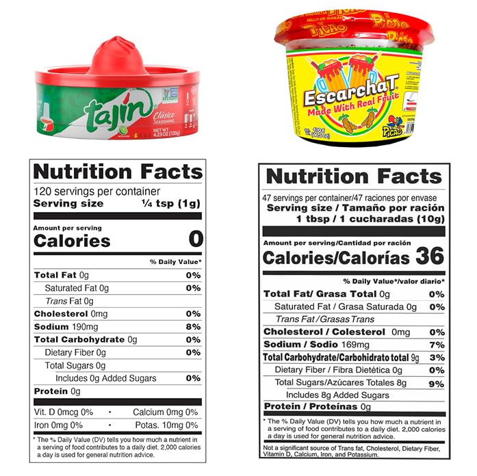 Miniatura 3 de Juego de inmersión de borde para bebidas, condimento Tajin Classico Chile Lime Rimmer, 4.23 onzas y pasta de tamarindo Picao Escarchat para bebidas,