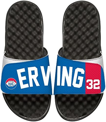 NBA New Jersey Nets Julius Erving Retired Player Islides Jersey, White/Black, 12