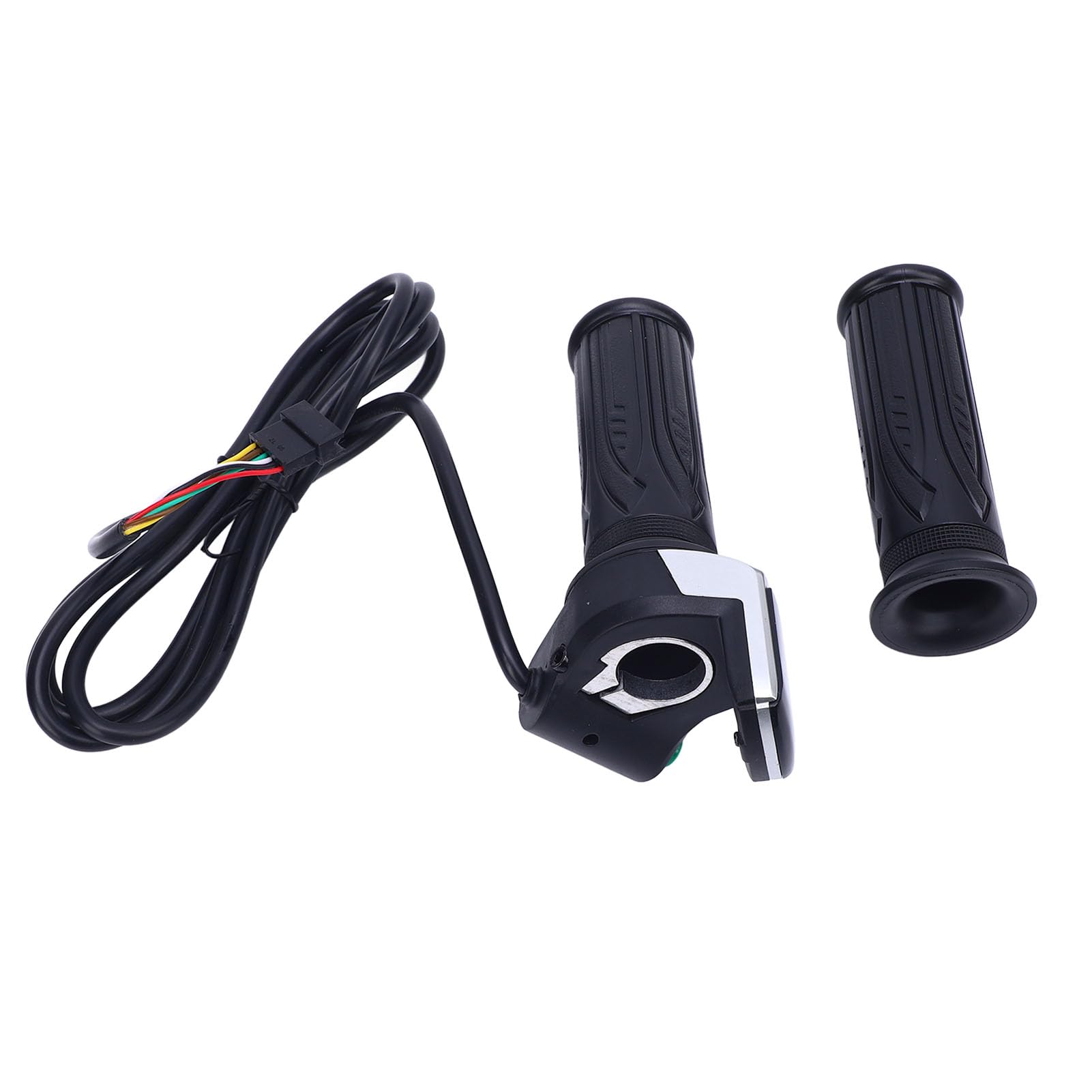 Poignée d'accélérateur pour vélo électrique 36 V avec Affichage de la Batterie Contrôle de Vitesse Sensible Performance Stable Ajustement Universel pour Guidon de 22,2 mm