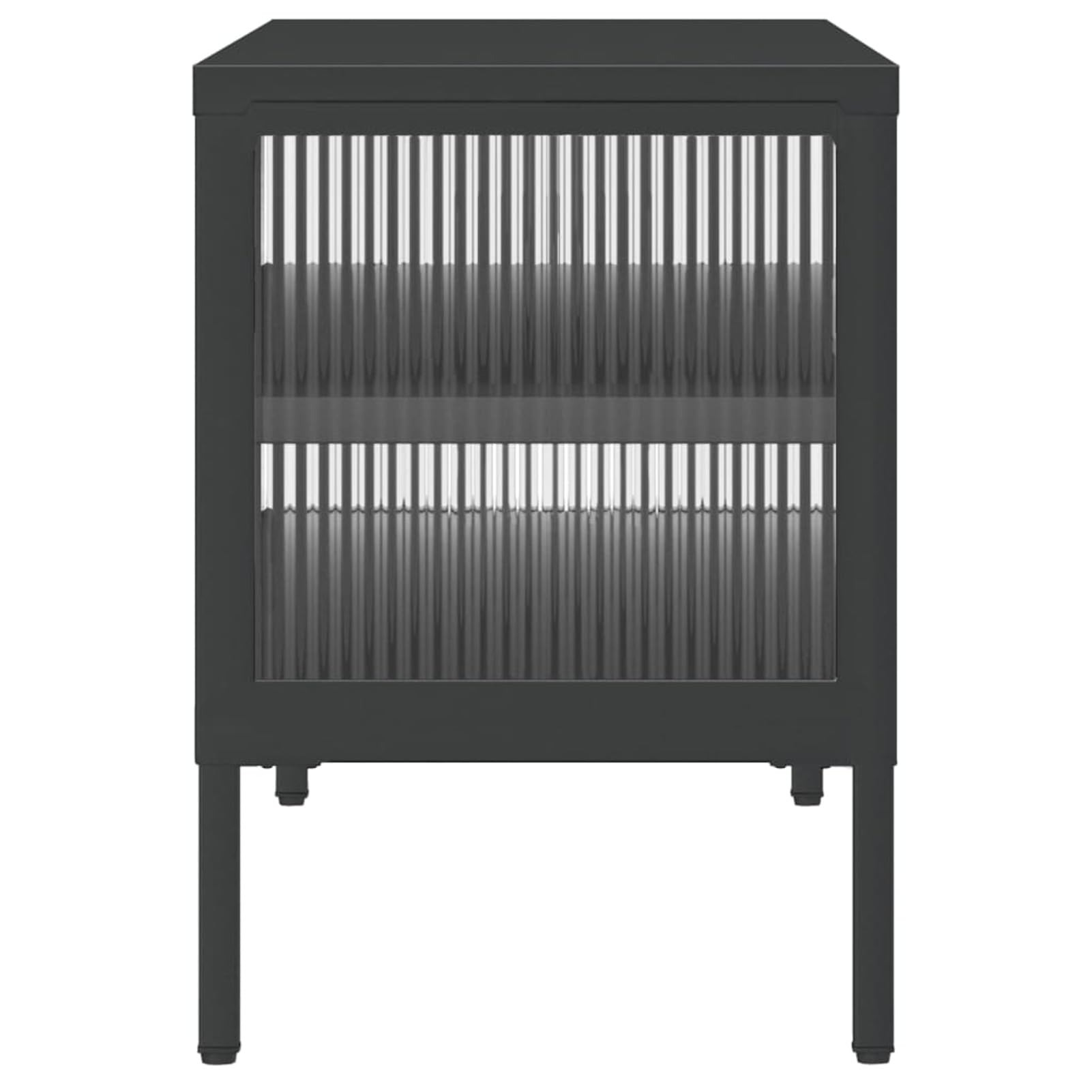 Homgoday Szafka pod telewizor szkło i stal czarna 105x35x50 cm, szafka pod telewizor salon jadalnia stół kawowy telewizor sprzęt muzyczny szafa pod schowek uchwyt meblowy telewizor