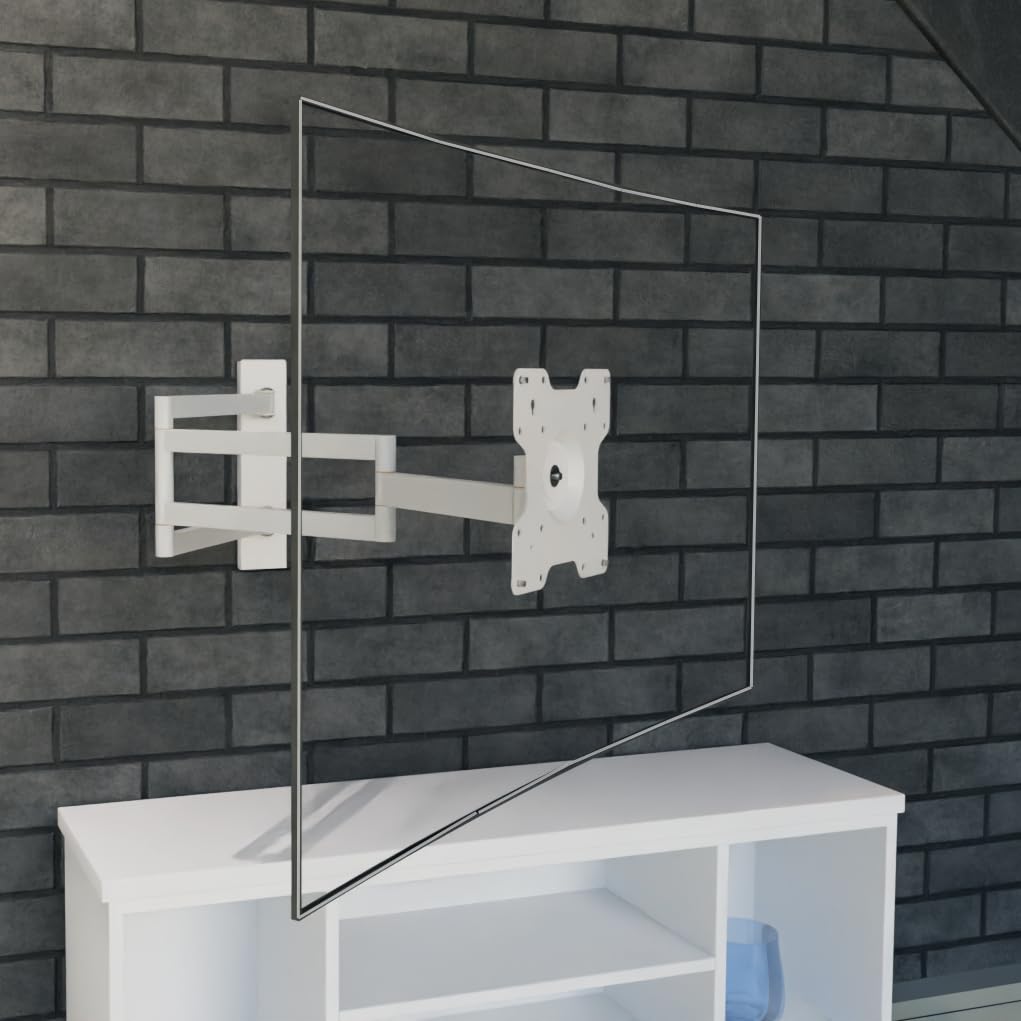 supporto da parete TV Axis XL 108,5 cm girevole inclinazione, fino 25 kg VESA 200 bianco