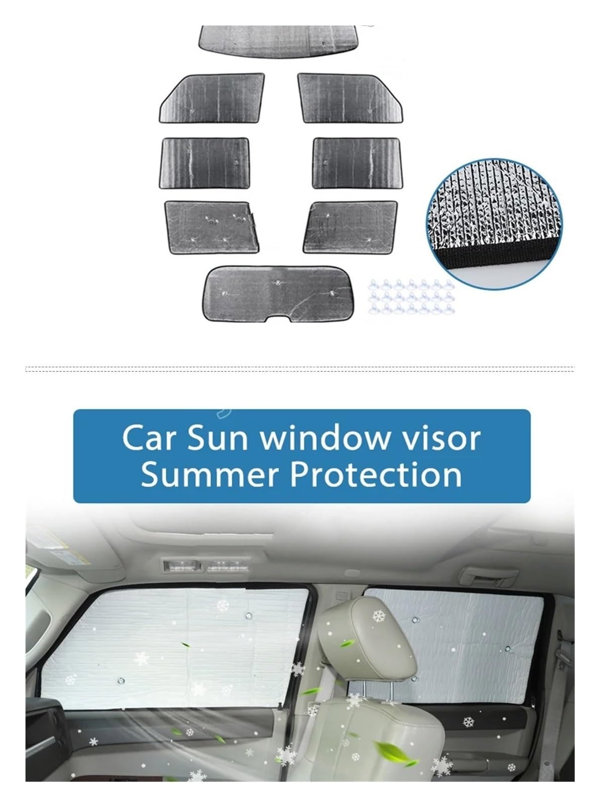 Parasol Parabrisas Cubierta Parasol Parabrisas Delantero Trasero Coche Protección Para Visera Ventana Para Jeep Para Grand Para Commander 2006 2007 2008 2009 2010