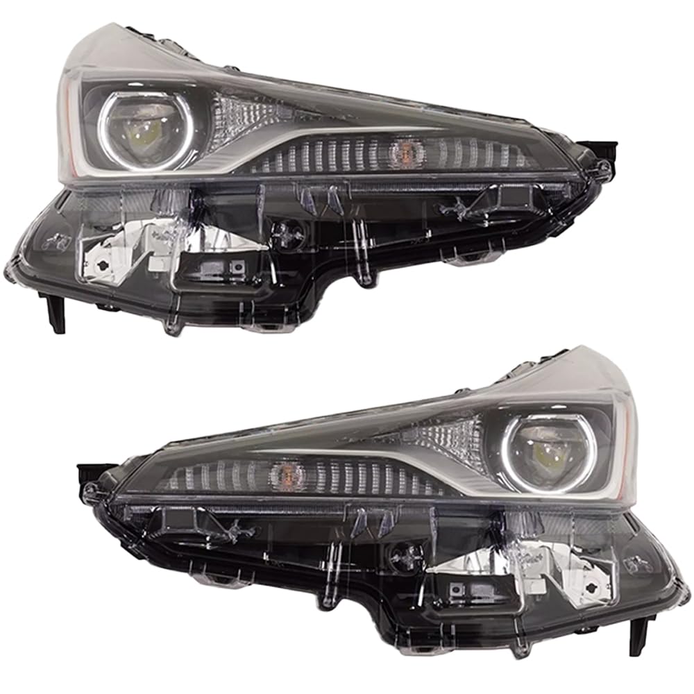 アクセサリー PRIUS- Amazon.com: Rareelectrical New Pair Of Headlights Compatible