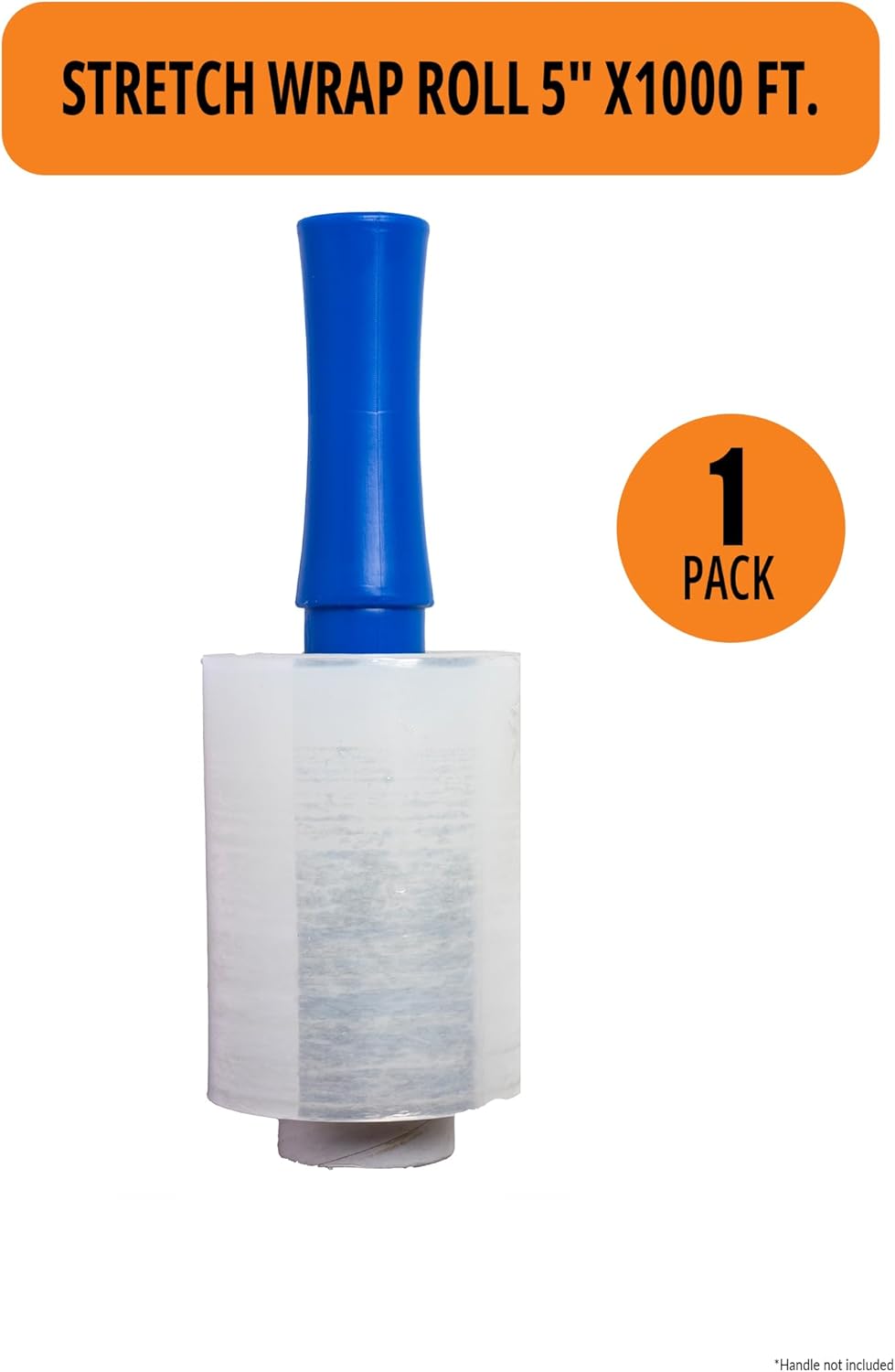 Mini Pellicola Industriale Stretch Wrap 5 In 1000 Ft Roll Con - Foto 5