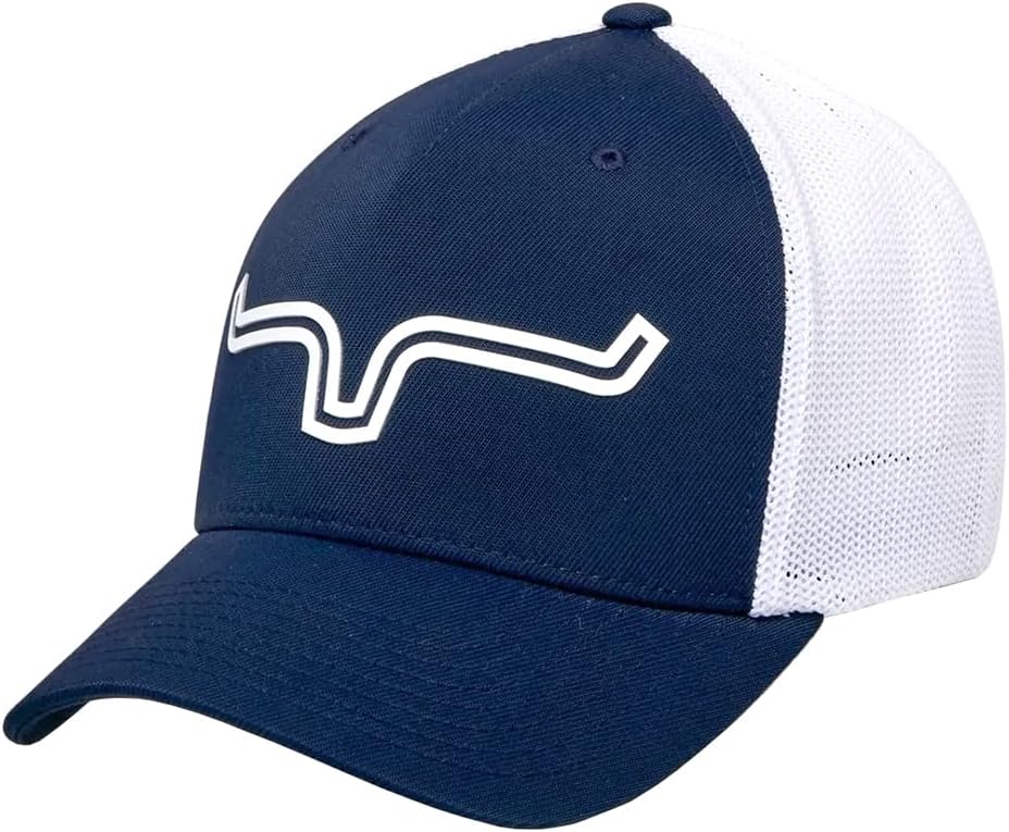 Kimes Ranch Unisex 110 Double Trac Trucker Horns Patch Adjustable Snapback One-Size Hat