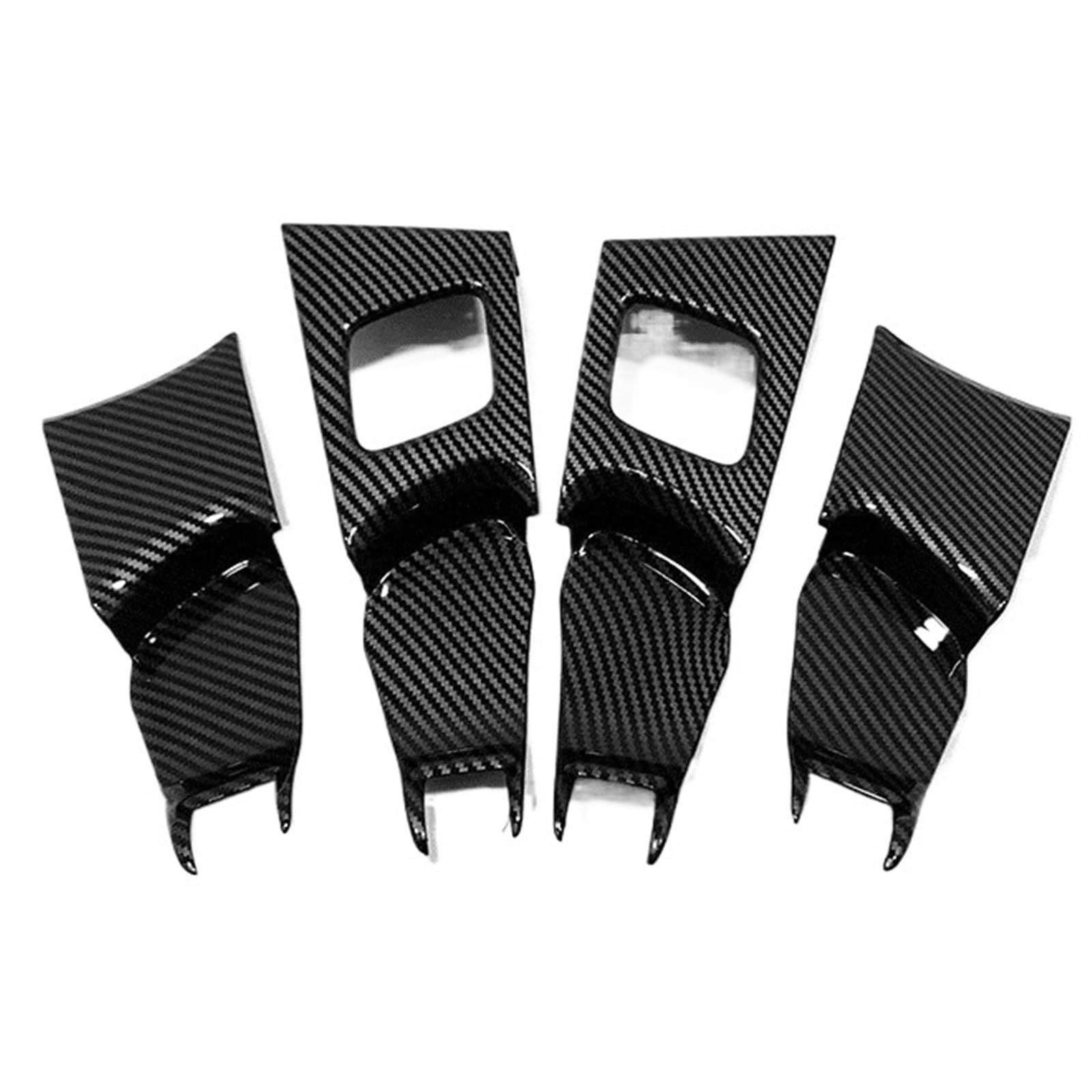 BQWYEDPL Cover Trim Door Panel Cover Sticker Fit for Honda Fit for Civic Sedan Hatchback EX LX EX-L Sport 2022-2024 Car Door Latch Handle(Carbon Fiber Color)